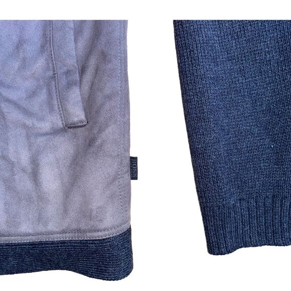 🧥 Hugo Boss Wool Tactical Full Zip Sweater 🧵 Men’s XL | Military Luxe Mode - Picture 3 of 6